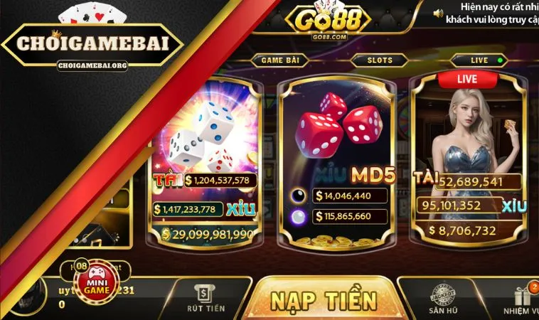 Go 88 game bài đẳng cấp hiếm có