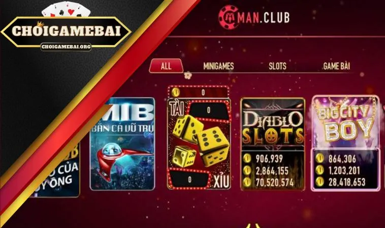 Man Club điều kiện đơn giản phù hợp với nhiều khách chơi